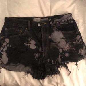Levi's high-waisted jean shorts